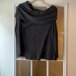 Loft cowl neck shirt. Medium.